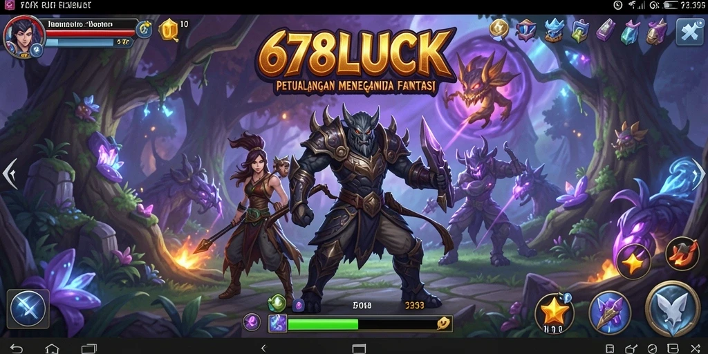 Gameplay seru dalam 678LUCK yang penuh tantangan petualangan.