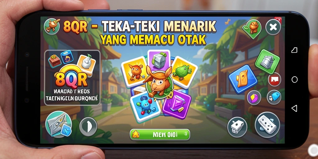 Gameplay menarik dan menantang dalam 8QR.