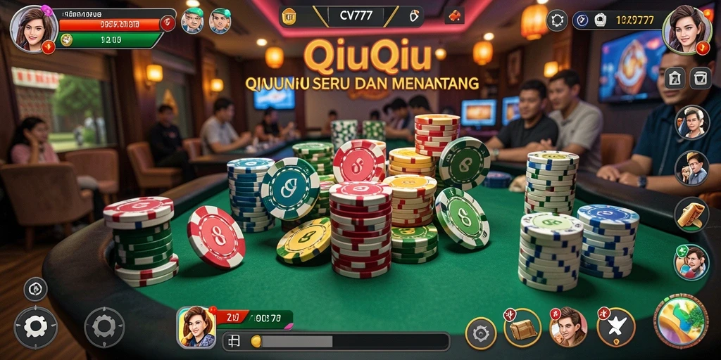 Screenshot gameplay QiuQiu yang menarik dalam CV777.