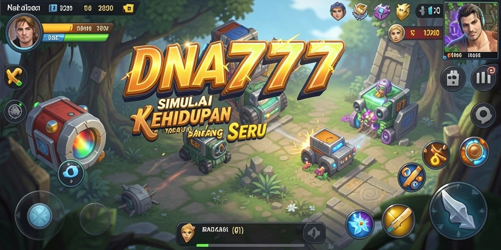 Screenshot utama DNA777 menunjukkan gameplay mendalam yang mengasyikkan.