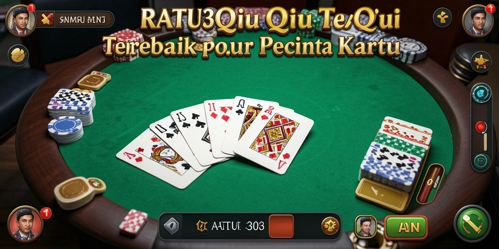 Tangkapan layar gameplay QiuQiu di RATU303 yang menampilkan keseruan permainan.